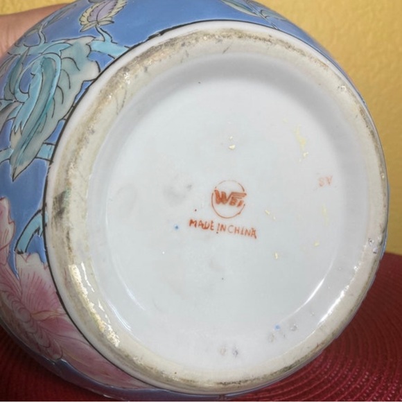 ginger jars large lid vase oriental vase satsuma pottery WBIHalloween Jar 10"x 7 - Picture 3 of 3